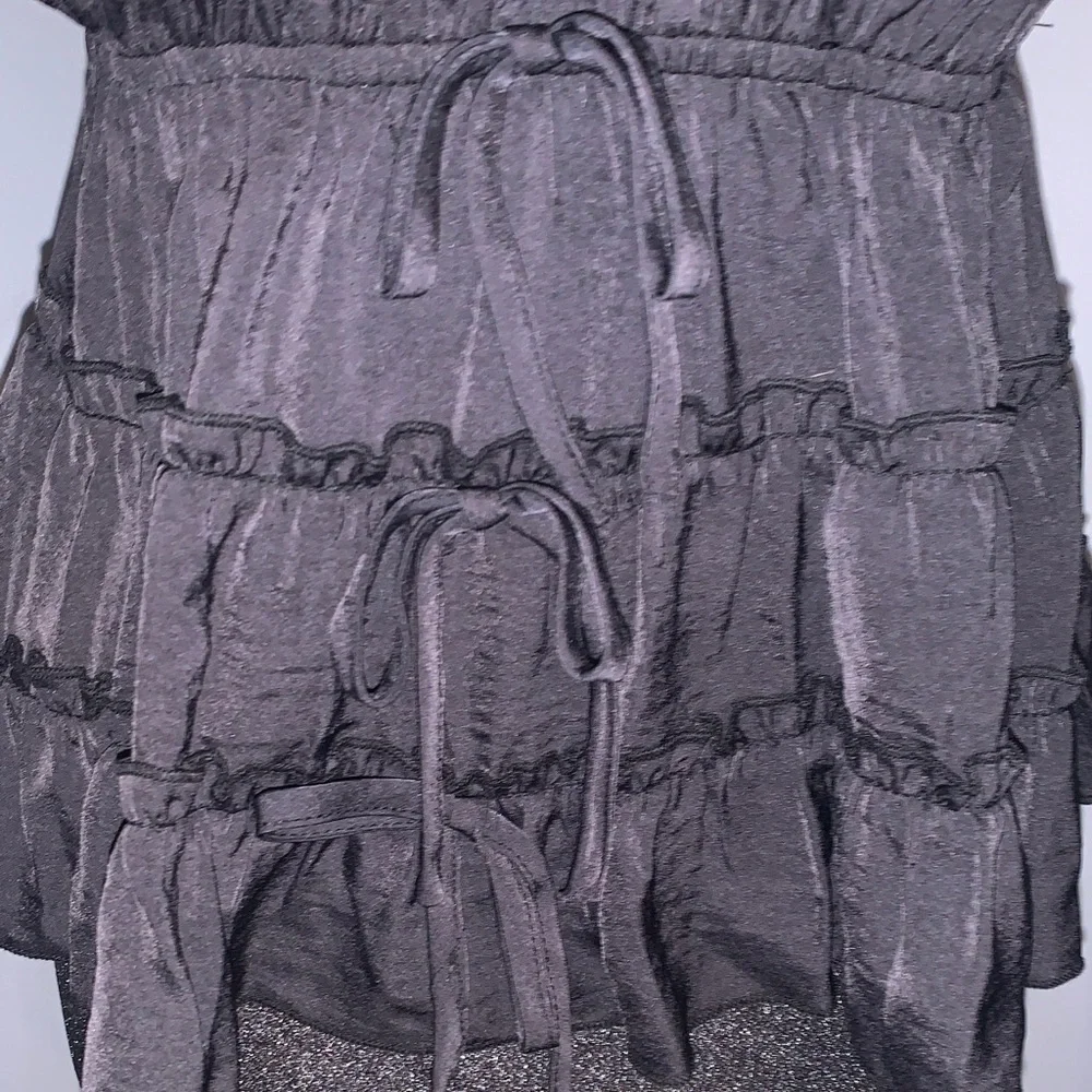 NEW- FUN & Elegant Black Ruffled Camisole Top All In One! - Picture 4 of 13